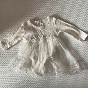 Dress cotton and stones